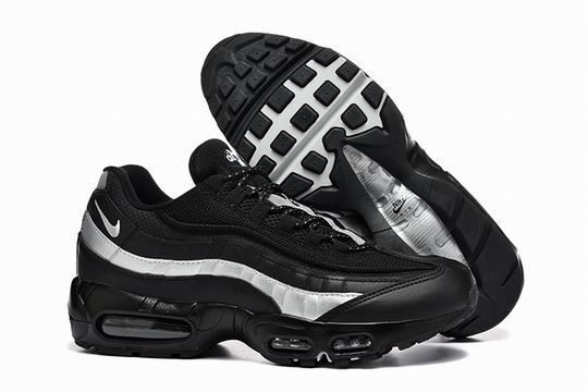 (image for) Nike Air Max 95 Black Silver Men's Shoes-71